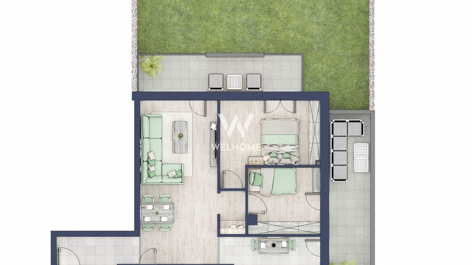 Apartament 3 camere si terasa  - Turnisor, Sibiu - Schiță 13