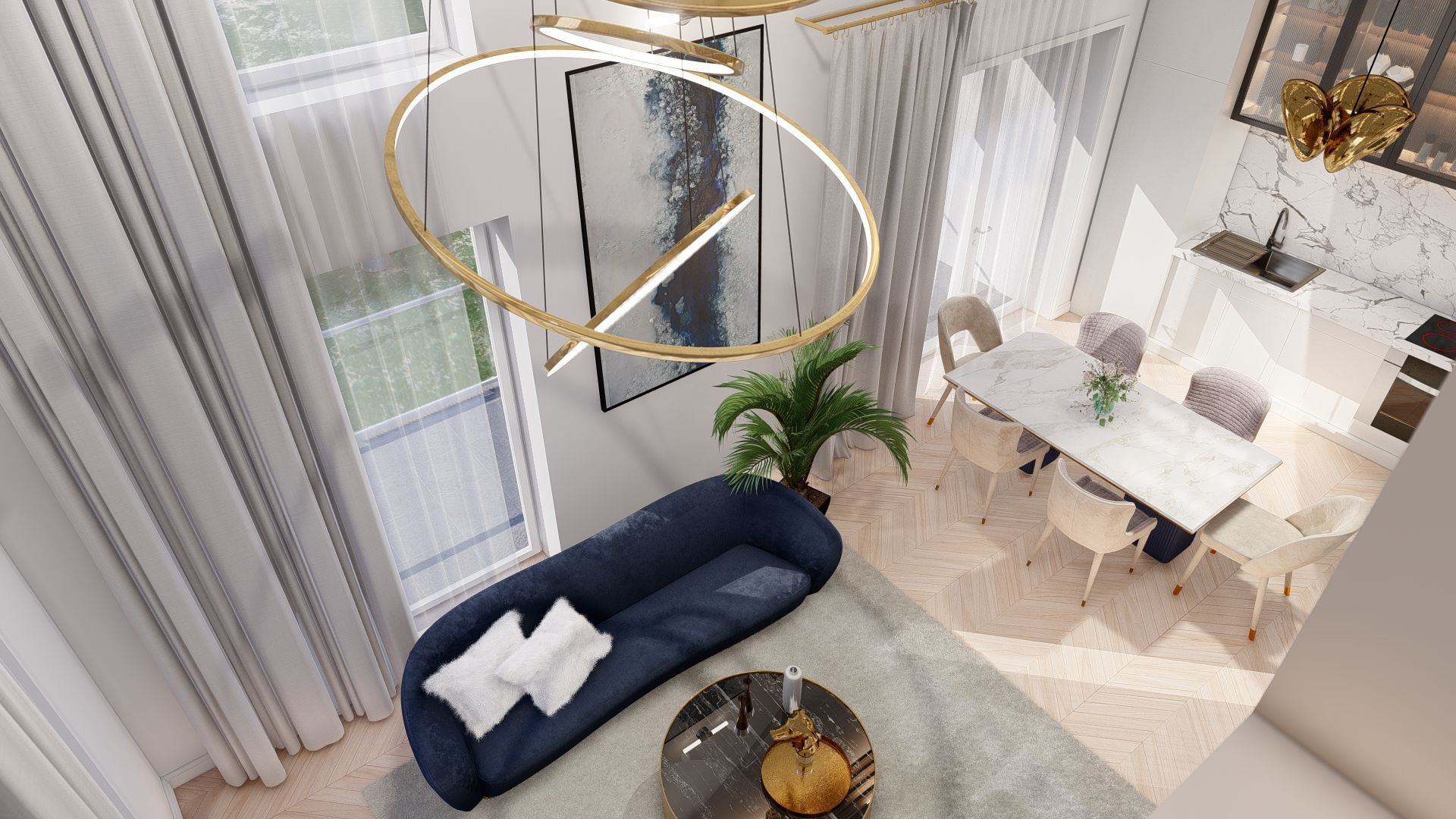 Penthouse exclusivist cu terasă generoasă și vedere spectaculoasă - Poză 11