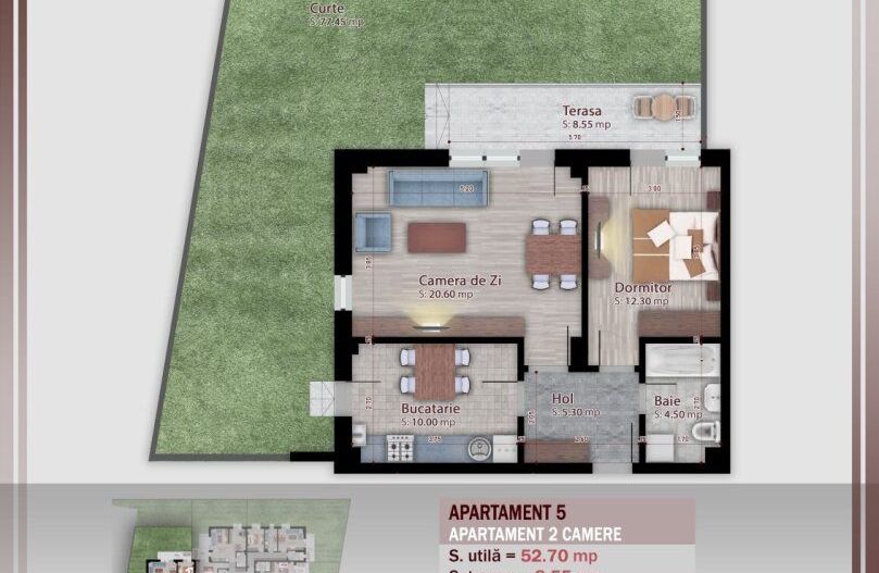 2 camere -gradina proprie Metrou Nicolae Teclu - Schiță 10