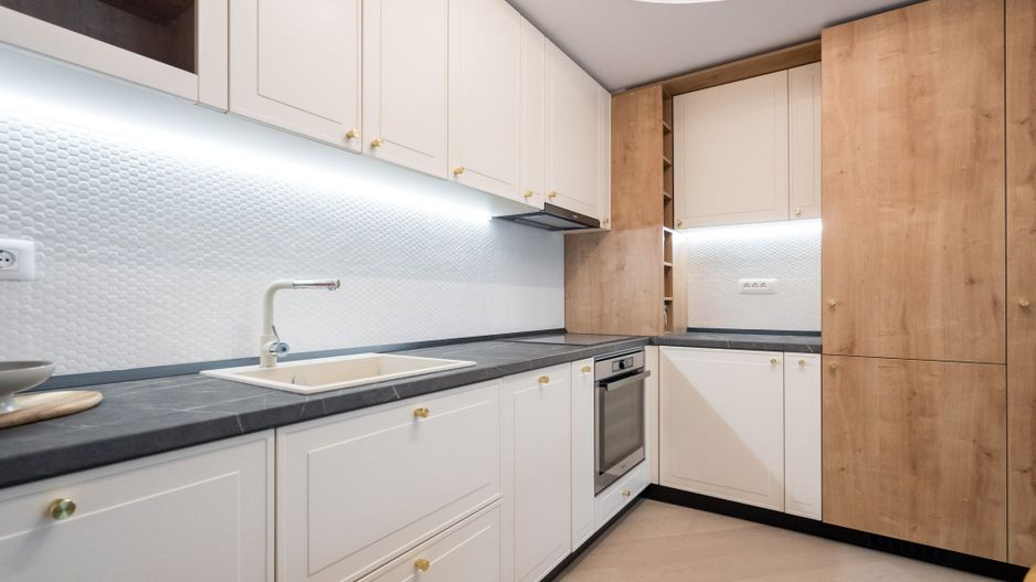 COMISION 0% - Apt 3 camere cu 2 locuri subterane - mobilat NOU - 5min Promenada - Poză 7