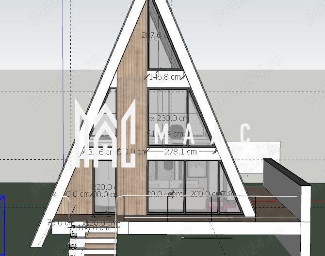 Cabană tip A frame | 3 camere |  Zona Turistică Porumbacu de Sus - Poză 10