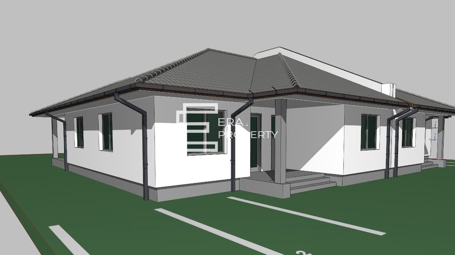 Case pe un singur nivel teren 479 mp cu panouri solare – Cristian/Sibiu - Poză 4