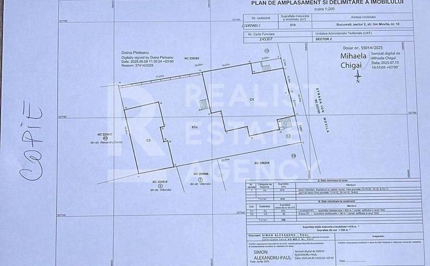 Proprietate exclusivistă cu 2 corpuri de clădire | Grădina Icoanei - Schiță 23