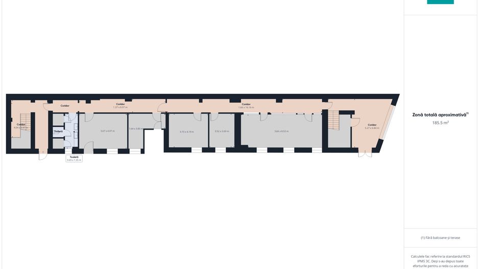 Birouri Ultracentrale, 185,5 mp, Parcare Proprie - Poză 9