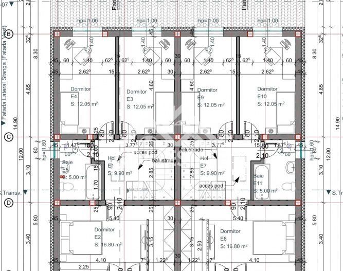 Casa 4 camere, 2 bai, curte si terasa Sibiu Calea Cisnadiei - Poză 4
