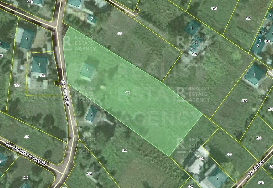 Vânzare, teren pentru construcții, 4 ari, satul Pîrliţa, Făleşti. - Poză 1