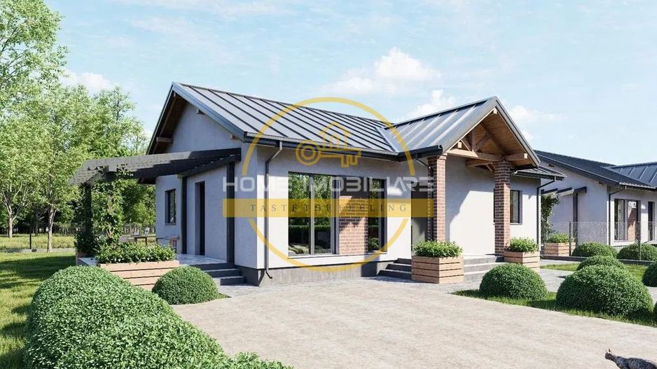 Casa 4 camere, 2 băi/incalzire in pardoseala/ teren 490 mp in zona Dancu-Holboca - Poză 2