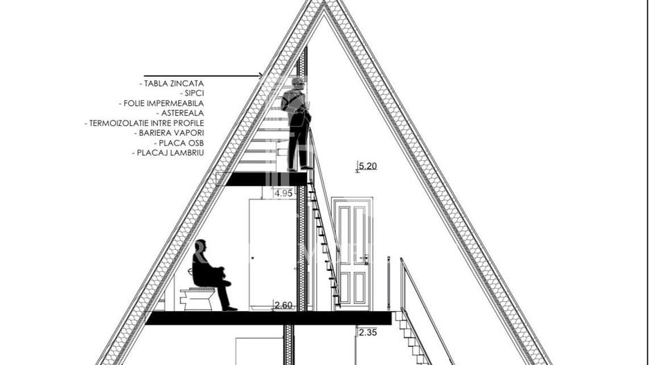A-FRAME GRAND – STRUCTURĂ METALICĂ PREMIUM | 5 CAMERE - Poză 5