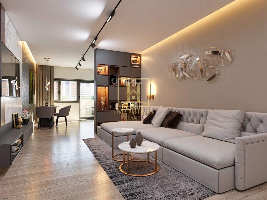 Finalizat! Apartament 2 camere, et.3, 64mp, Copou - Poză 1