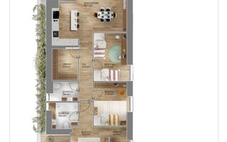 Apartament cu 4 camere mobilat in Amber Forest - Poză 24