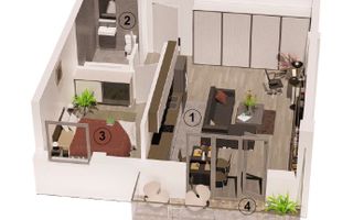 Apartament modern cu 2 camere, Florești – Parcul Poligon, bloc nou! - Poză 2