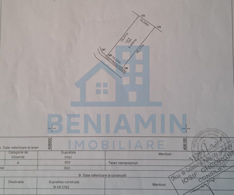Teren intravilan - 600mp - posibilitate exindere - Selgros - Poză 4