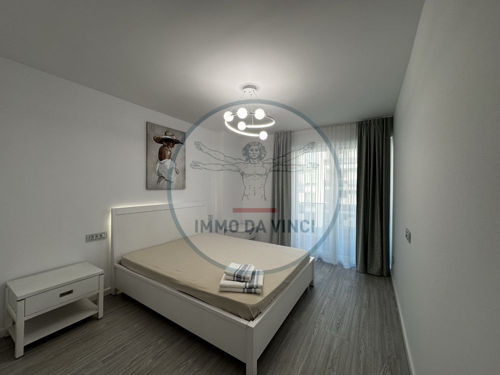 Prima inchiriere, mobilat utilat modern, 2 camere, terasa 12 m2, AC - Poză 6