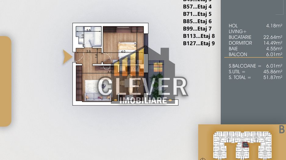 PROMO Apartament 2 camere la doar 700m Metrou Nicolae Teclu - Poză 1