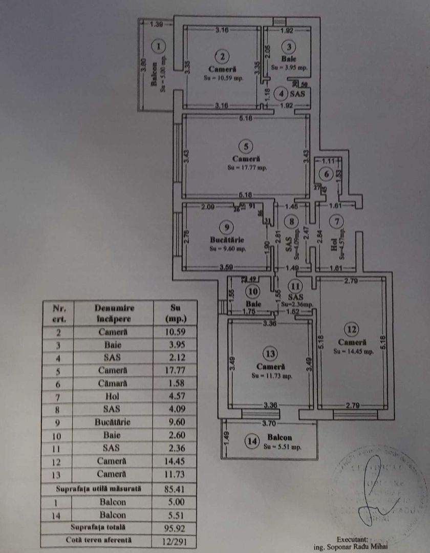 ageuropa.ro vinde ap 4 cam 85 mp etaj 10 în CENTRU NOU. - Poză 8