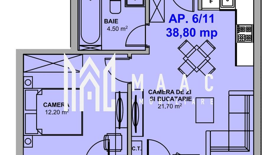 Apartament 2 camere | Balcon | Doamna Stanca - Poză 4