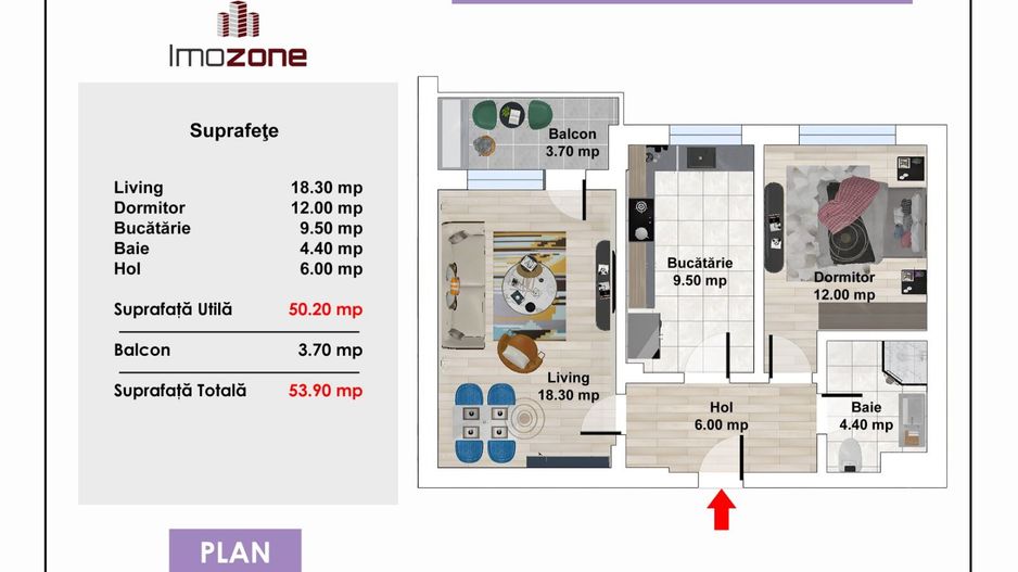 2 camere, 55 mp, decomandat,  BLOC NOU, BD TIMISOARA, Comision 0% - Poză 11