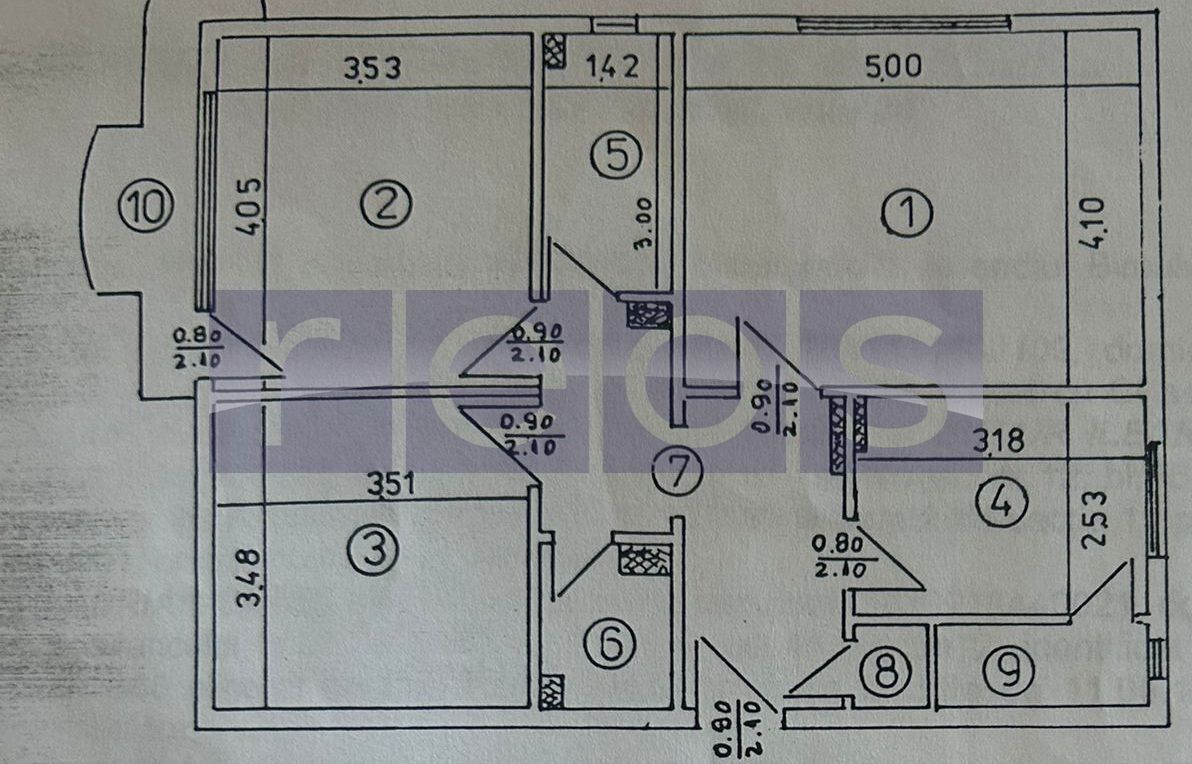 DE VANZARE AP 3 CAMERE 79 MP SEBASTIAN-PROSPER | DECOMANDAT | - Poză 6