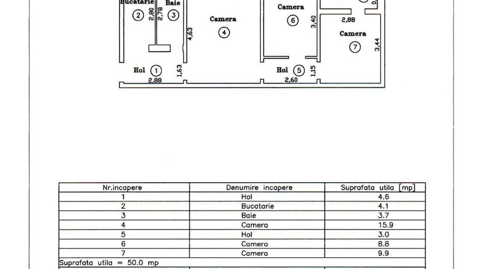 Iosefin | 3 camere | Etaj Intermediar | Centrala Proprie. - Poză 8