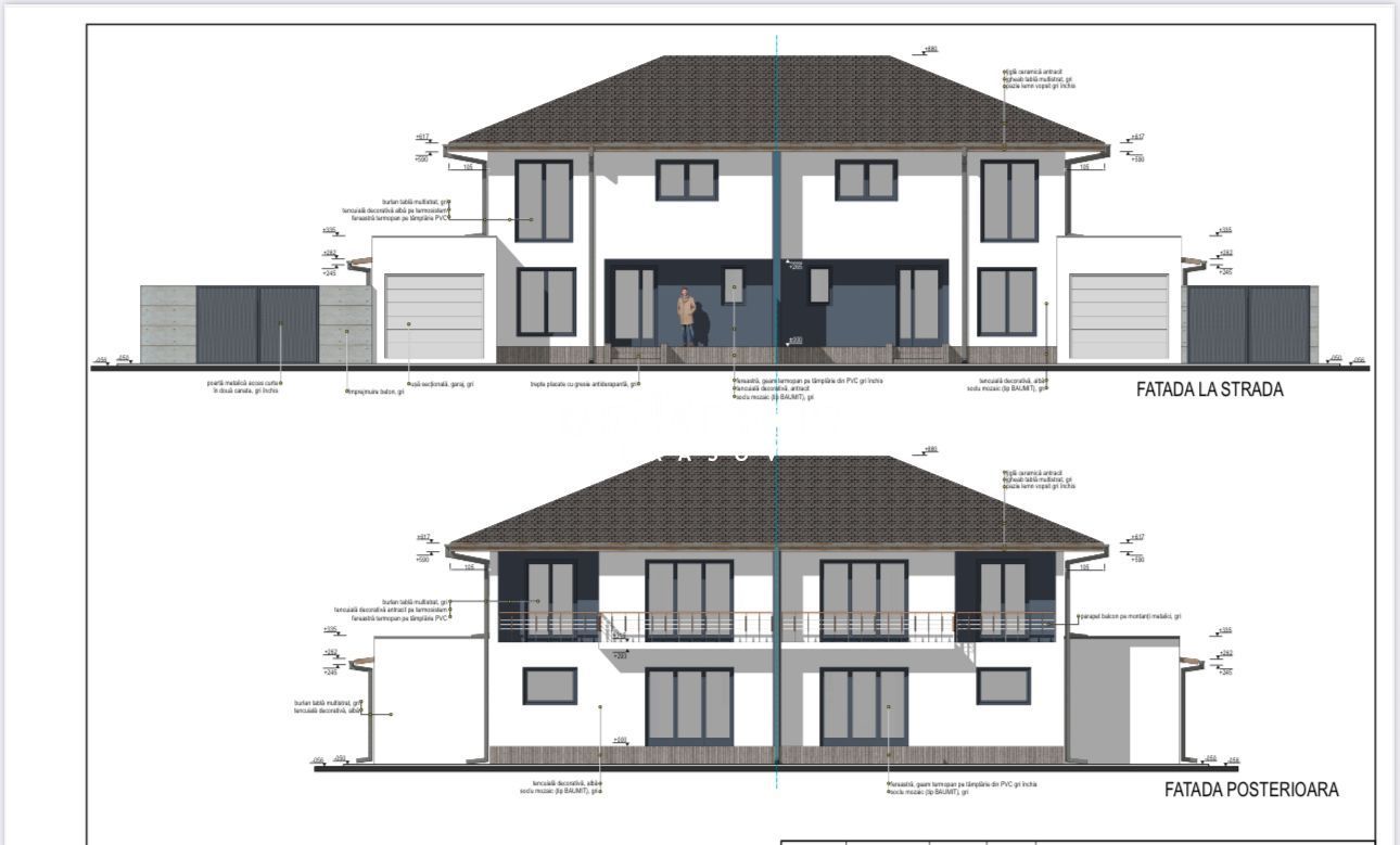 Duplex modern – 5 camere + garaj - Poză 15