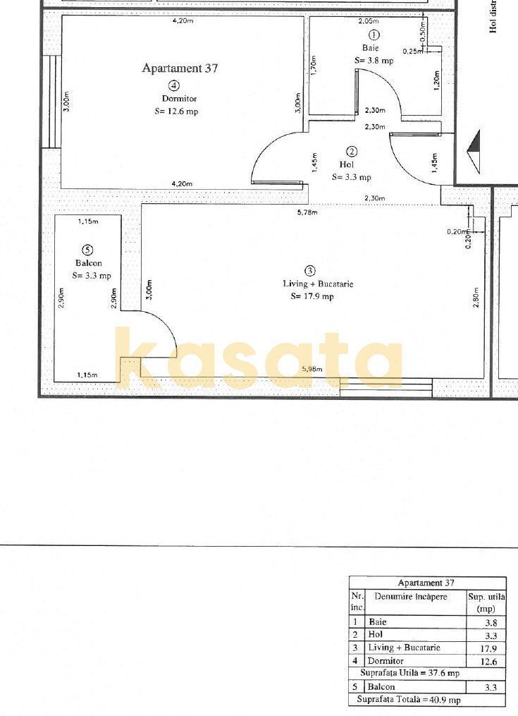 2 Camere 🏢 | Militari Residence📍 | Etaj intermediar | 🚗 disponibila - Schiță 9