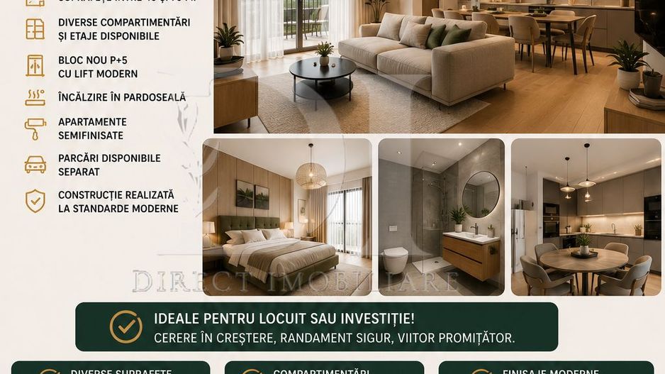 Apartamente diferite suprafețe | Câmpia Turzii - Poză 8