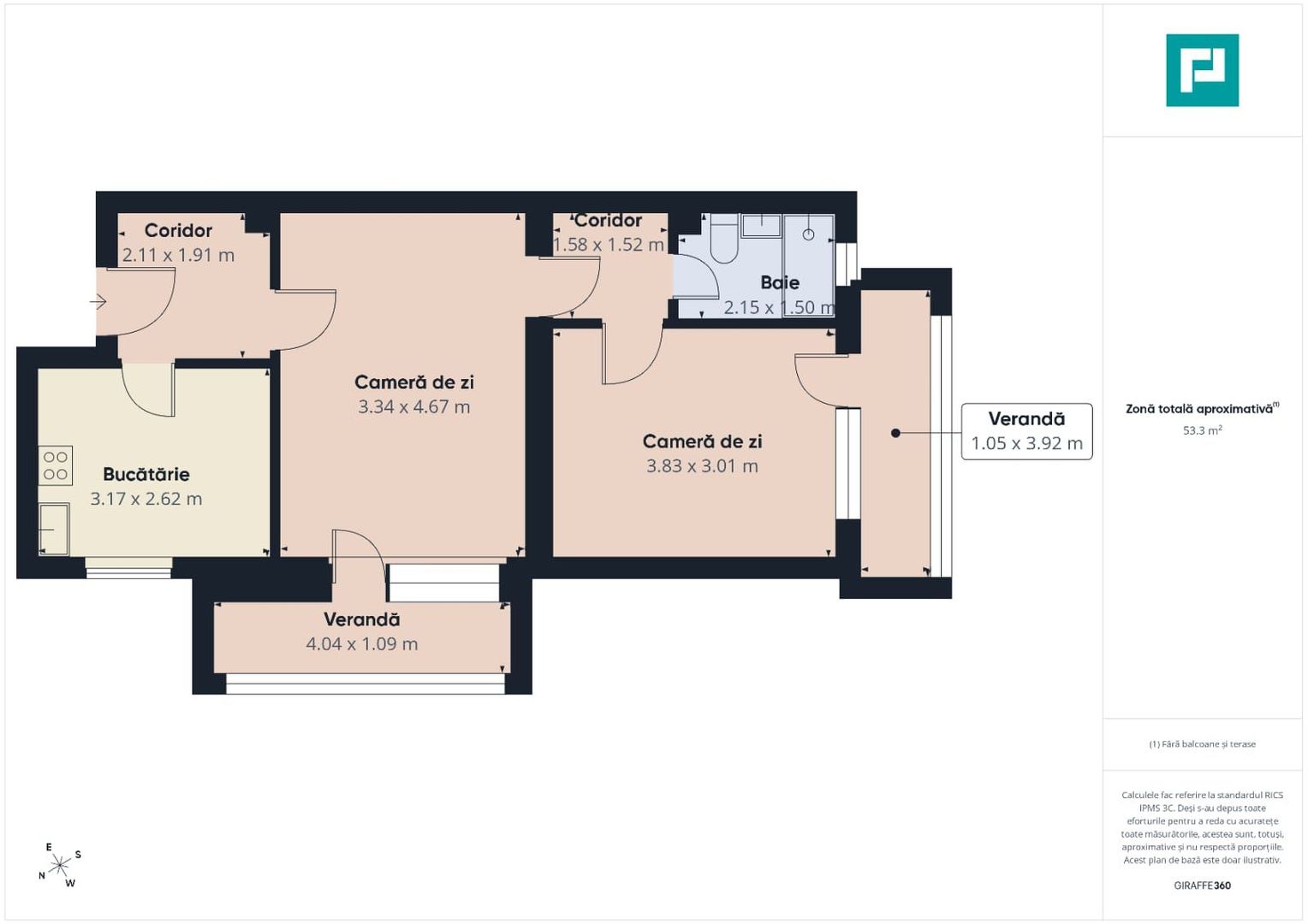 APARTAMENT 2 CAMERE LA PARTER, GRĂDIȘTE - Poză 7