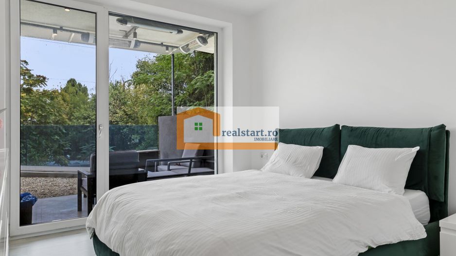 Parter Inalt, Terasa 38mp, vedere catre parc si lac, mobilat si utilat, ROI 6,5% - Poză 8