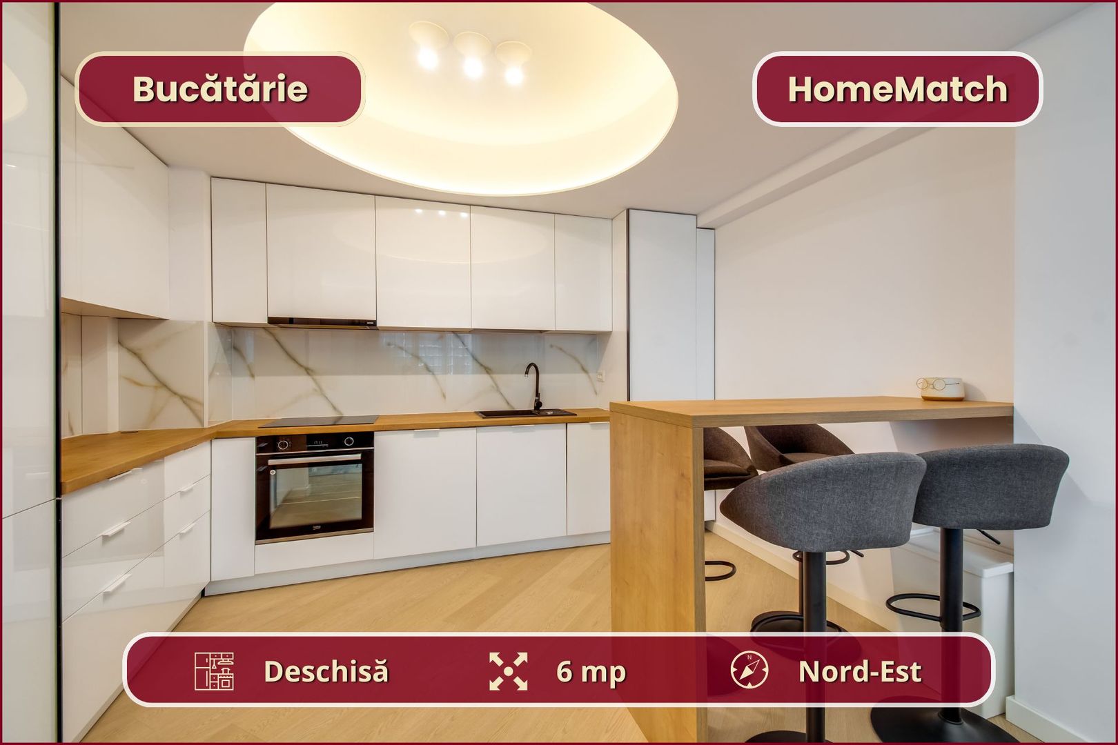 Cortina North || 3 camere || Nou || Finisaje de lux || Comision 0% - Poză 5