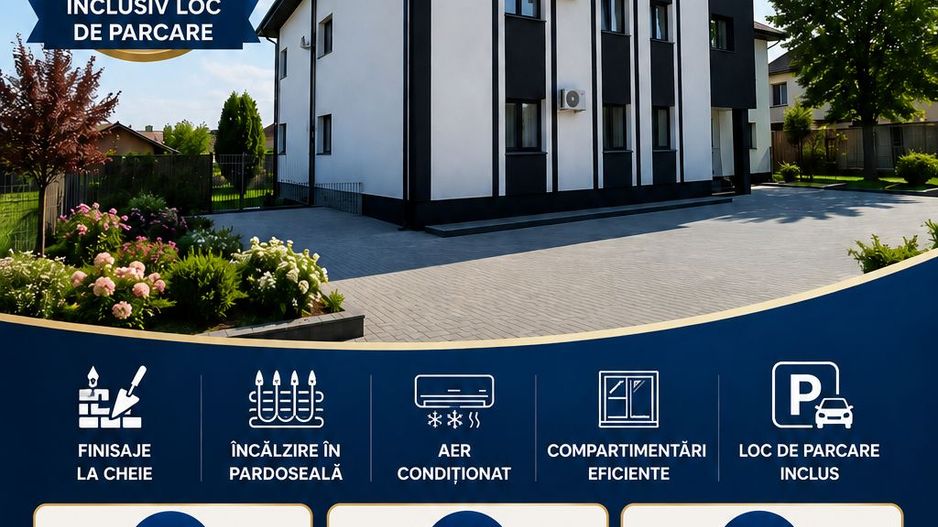 Apartament cu 2 camere, etaj 1, bloc NOU, VASLUI zona NORD, plata în RATE; - Poză 1