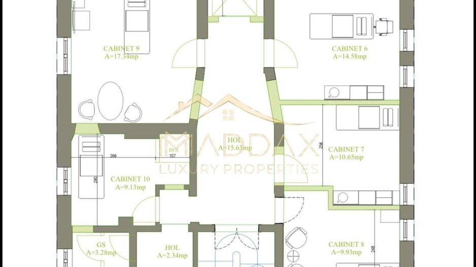 Vila cu 10 camere *540mp* // Zona Titulescu - Schiță 58