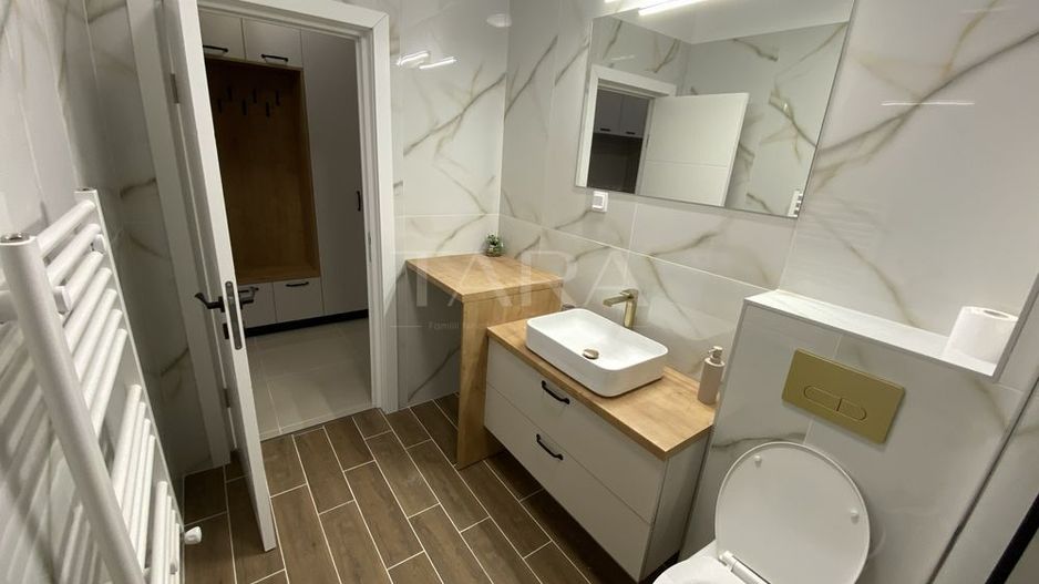 Apartament nou cu 2 camere, balcon de 8 mp, parcare cu CF, Florești. - Poză 8