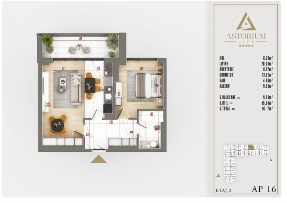 AP. 2CAM. BLOC FINALIZAT-VATA BAZALTICA,TRIPAN / PROIECT ASTORIUM! - Poză 2