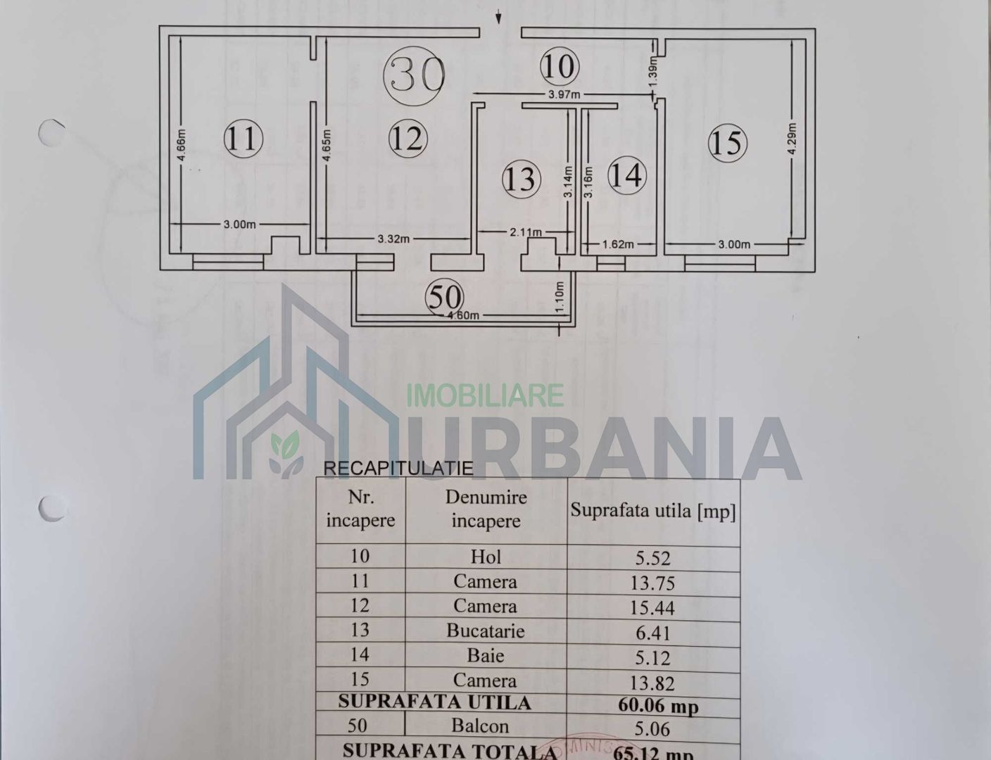 COMISION 0% Persoana fizica, 3 camere 2017, rond tramvai CUG, parcare intabulata - Poză 8