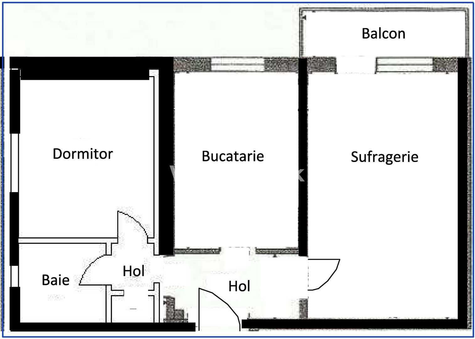 De vanzare apartament 2 camere, 52 mp, finisat mored , zona strazii Ciucas - Schiță 4