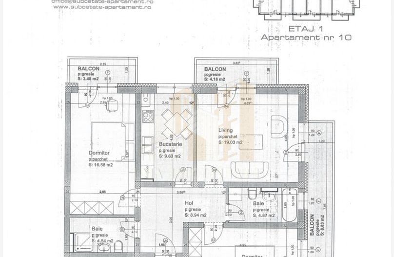 Apartament 3camere Subcetate City Sanpetru Brasov - Poză 2