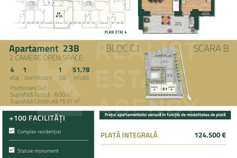 Vânzare, apartament, 2 camere, zona Torontalului, Timișoara - Poză 8