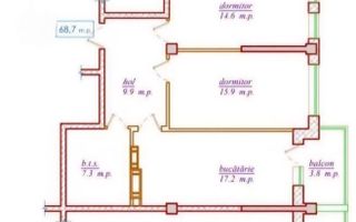 Vânzare, apartament, 2 camere, str. Nicolae Dimo, Durlești - Poză 1