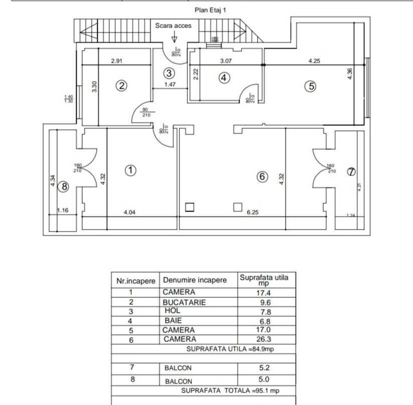 Imobiliare, Vând Apartament Iași 4 camere in vila noua, aproape de UMF - Poză 2
