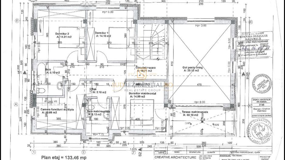 Vila individuala P+1, teren 700 mp, 5 camere, Magurele, Ilfov - Schiță 18