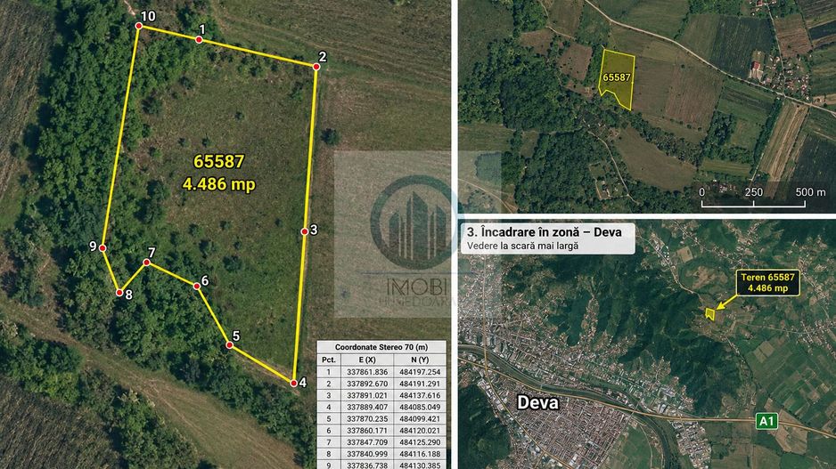 TEREN DE VÂNZARE – 4.486 MP – DEVA, HUNEDOARA - Poză 1