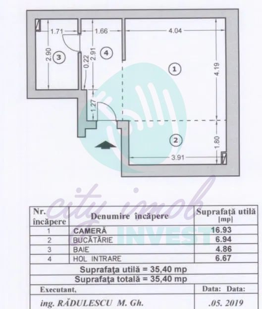 Studio mobilat si utilat lângă Parc Carol| bloc 2015- loc de parcare - Poză 5