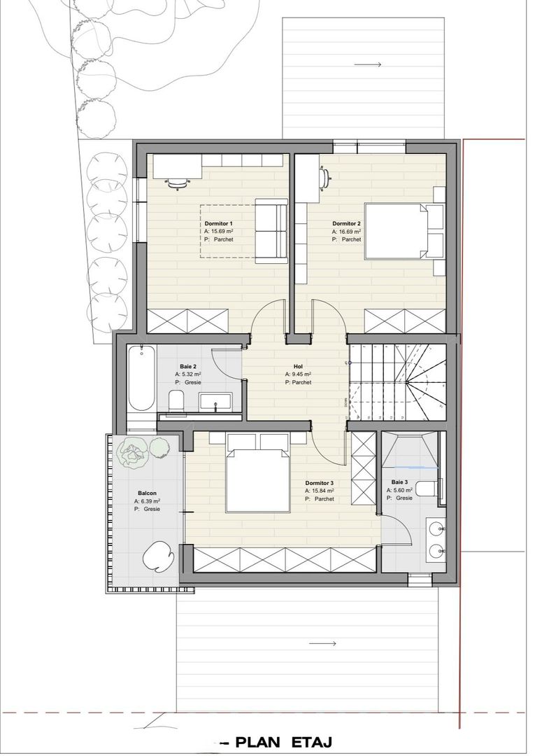 Casă premium cu 3 niveluri, teren 346 mp și terasă panoramică - Poză 14