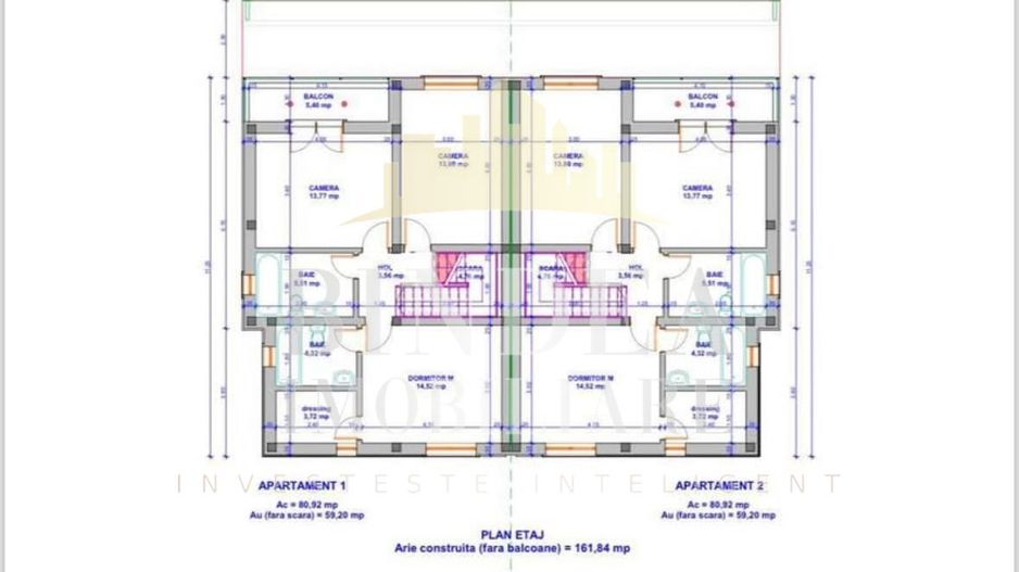 Duplex Giarmata Vii P+ 1,  4 dormitoare- 120mp utili - Poză 5
