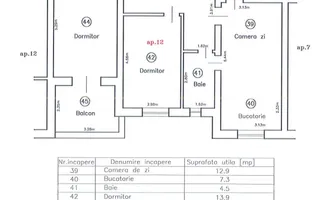 Apartament cu 3 camere si loc de parcare - Kaufland - Poză 11