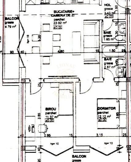 Apartament 3 camere-2 balcoane-etaj 1- Zona  Calea Moldovei - Poză 1