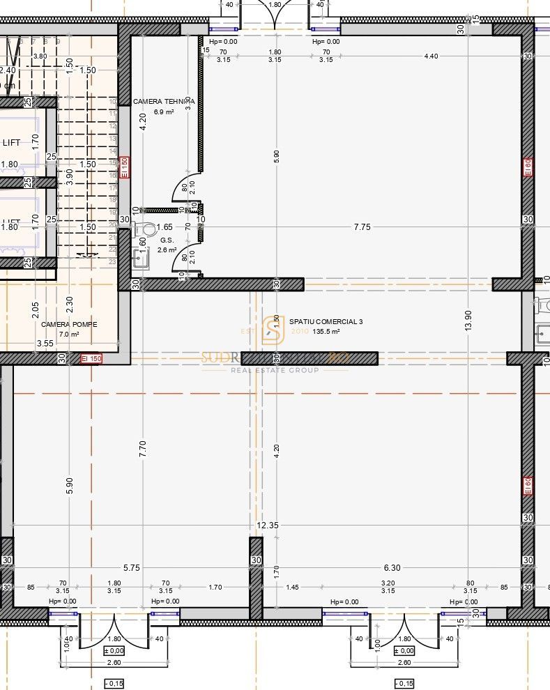 Spatiu comercial 145 mp, The Grand Kristal, Metro Berceni, Sector 4 - Schiță 6