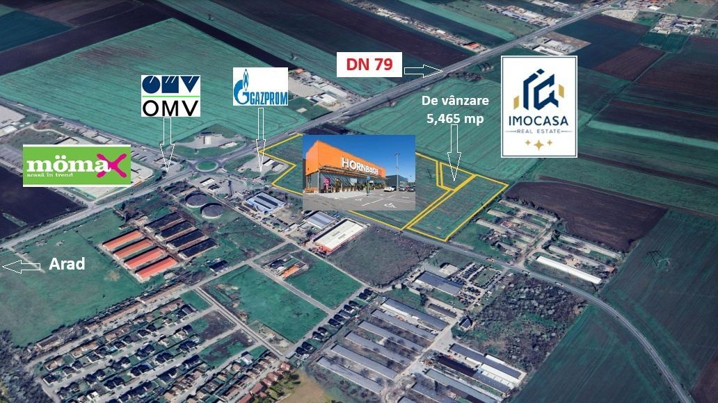 Oportunitate Investiție! De vânzare Teren S.F. 5.465 mp, Arad/Oradea - Poză 1