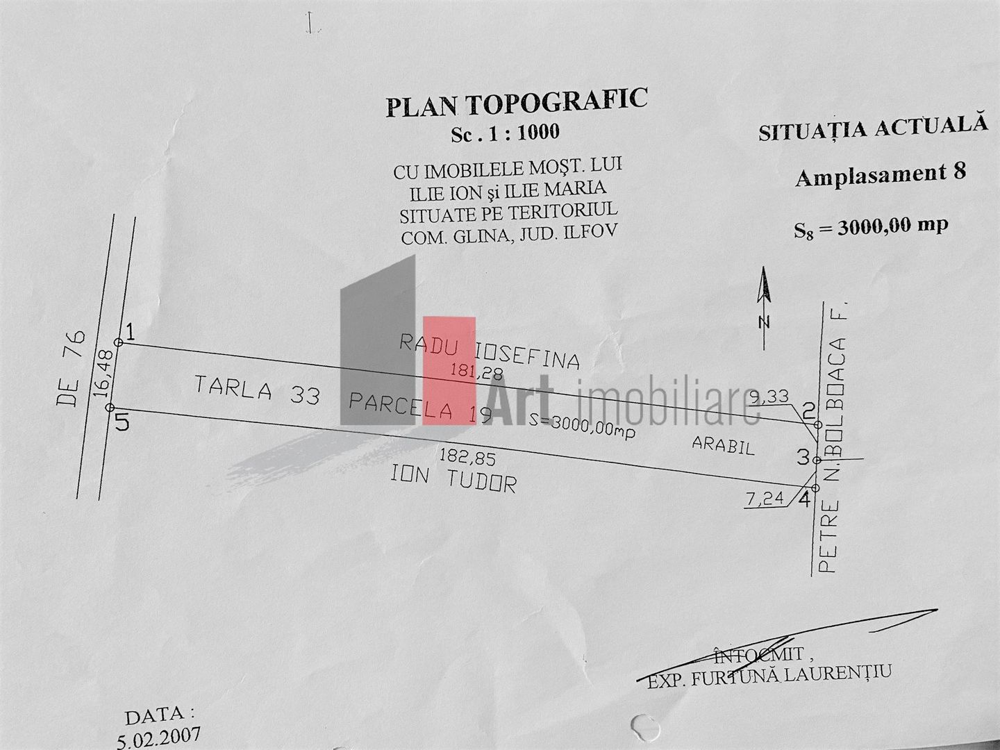 Teren 3000mp intravilan Glina | Parcelabil - Poză 1