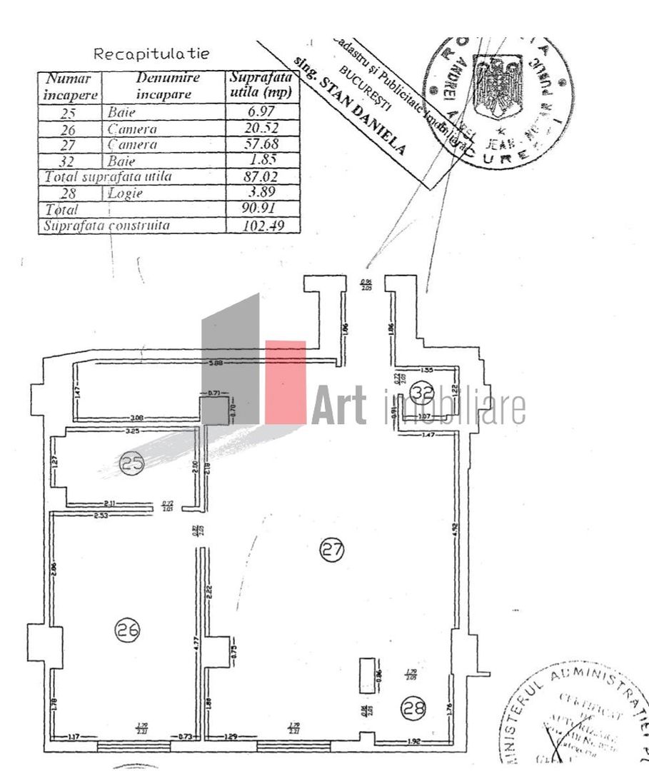 Apartament 2 camere Lux în Persepolis Herăstrău • Renovat 2024 - Schiță 9